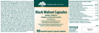 Capsules de Noix Noire : Soutien Digestif Naturel