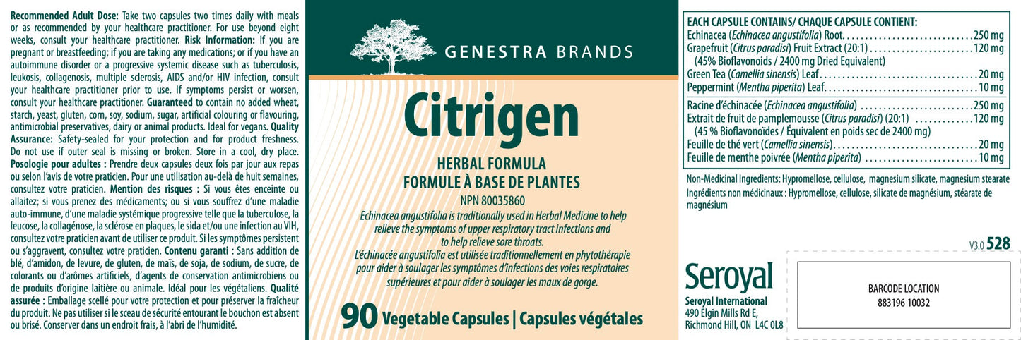 Citrigen – Puissance Naturelle contre les Affections Respiratoires