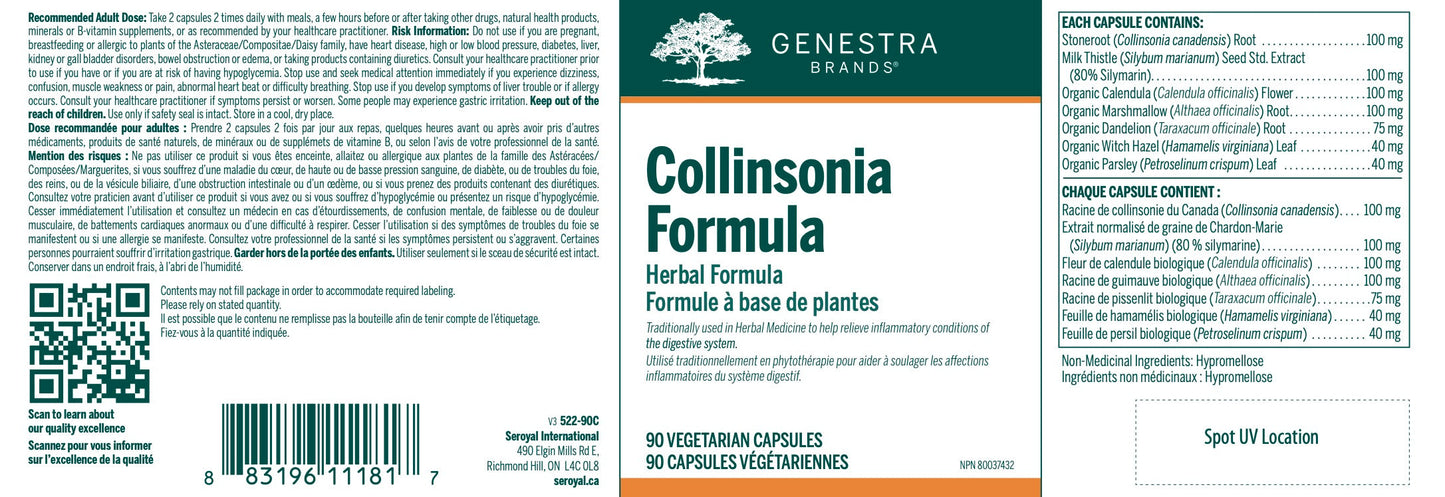 Collinsonia Formula – Complément Alimentaire Végétalien
