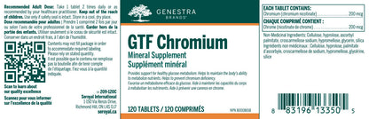 GTF Chromium – Support Métabolique Essentiel