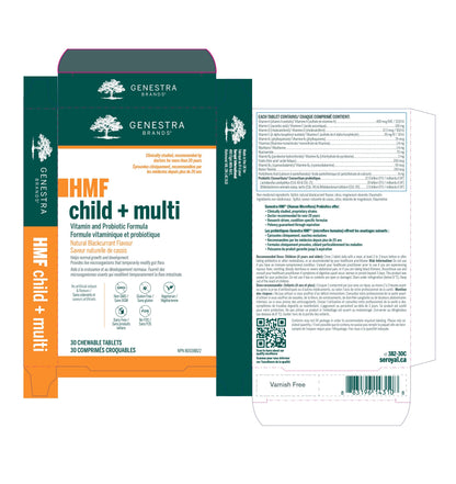 HMF Child + Multi – Formule Probiotique et Multivitaminée