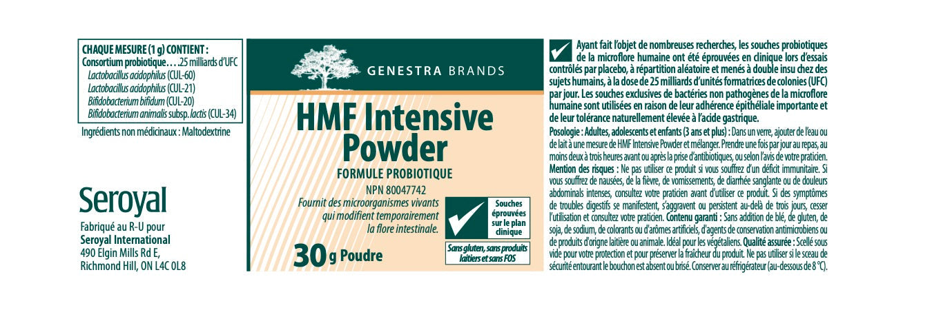 HMF Intensive Powder – Poudre pour la Santé Intestinale