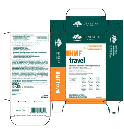 HMF Travel – Support Probiotique pour Voyageurs