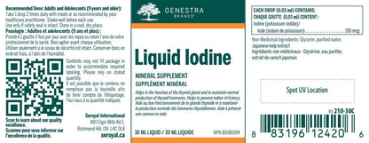 Liquid Iodine – Soutien de la Thyroïde