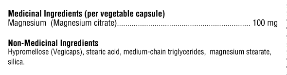 Magnesium Citrate - Métabolisme et les Muscles