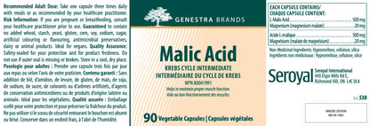 Malic Acid – Support de la Fonction Musculaire